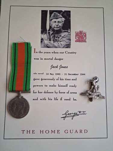 Original wwii defence medal - original,