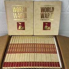 Illustrated World War II Encyclopedia - Full Set 24 Hardcover Books 1978