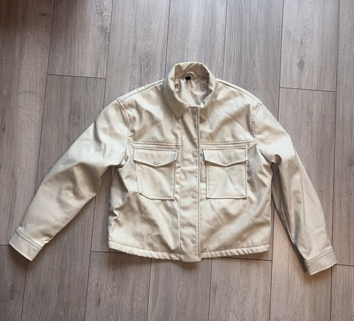 Divided cream faux leather - h&m,