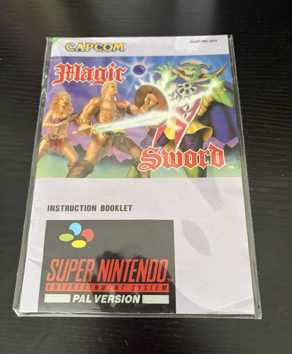 Snes magic sword manual - -,