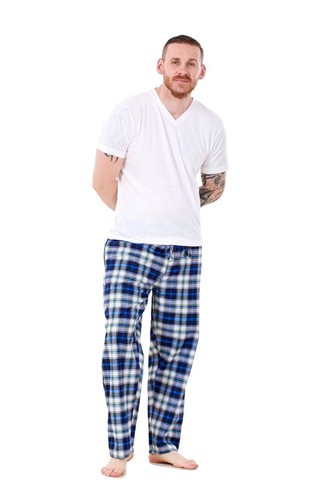 Mens pajama pants - pants, cotton