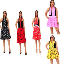 Ladies' Vintage Polka Dot Rock 'N' Roll Poodle Skirt – Retro 50s Grease Style!