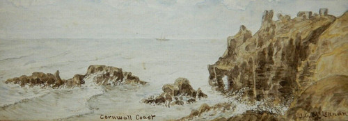 Antique english watercolour - english,