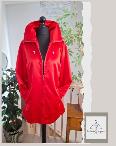 Red dennis basso coat size - red, s