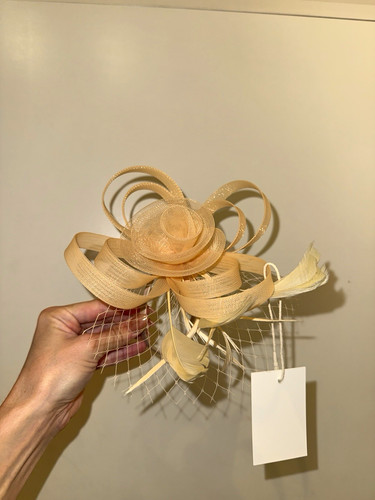 Vellin peach feather mesh - peach,