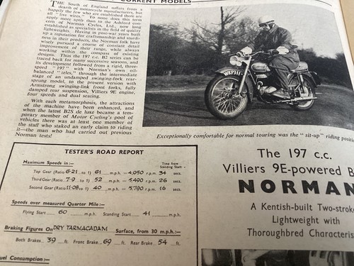 Norman villiers b2s test 1956 - norman,