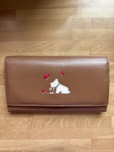 Radley brown leather flapover - radley,