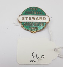 The Football Association Steward 1965 Badge #1