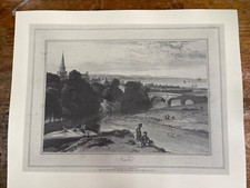 WILLIAM DANIELL 1821 Engraving Nairn Lithograph Print - Reproduction