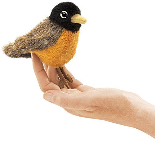 Folkmanis mini robin finger - folkmanis,