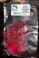 Fly Tying Dyed Golden Pheasant