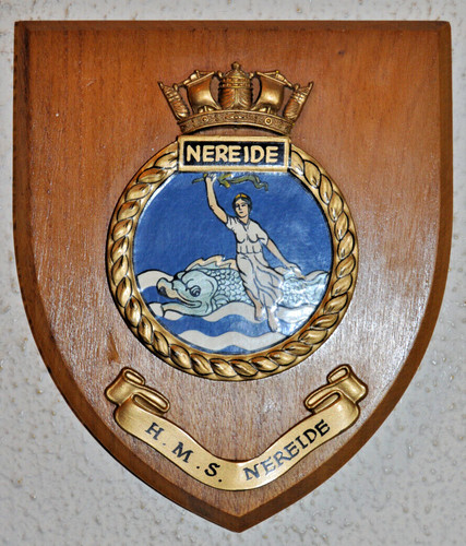 Hms nereide wall shield - nereide,