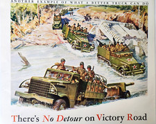 White WWII Army Work Trucks