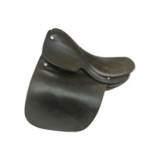 Lovatt & Ricketts Leather Pony Saddle 13.5" Brown Small Made In England 
