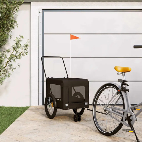 Walplus black pet bike - walplus, trailer