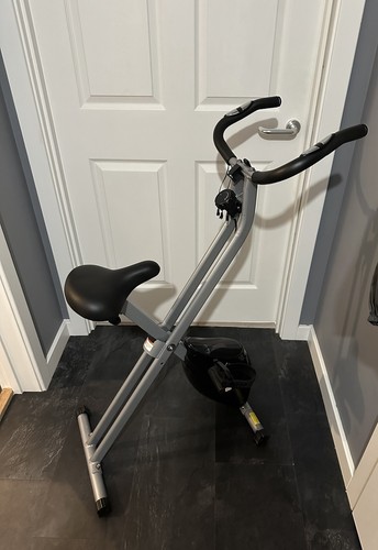 Opti folding exercise bike - exercise,