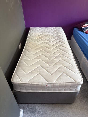 Single bed with mattress - single,