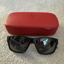 Oakley Jupiter Carbon Scuderia Ferrari Sunglasses OO9220-06 Black Iridium Lens