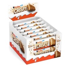 Kinder Crispy Bars 14g x 34 Pack Individually Wrapped Chocolate Snack Bars New