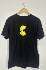 Mens CLSC Black Yellow Wu-tang Clan Logo Tshirt Size Medium
