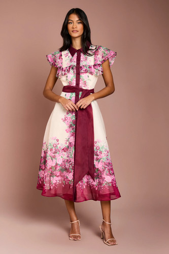 Coast berry fit - flare, dress