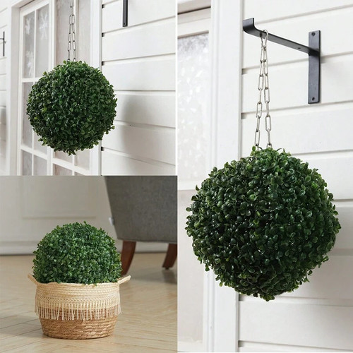 28cm artificial boxwood ball - artificial,