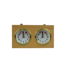 Natural Turnier Analog Wood Chess Clock 