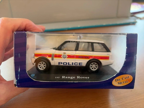 Diecast model police car - model,