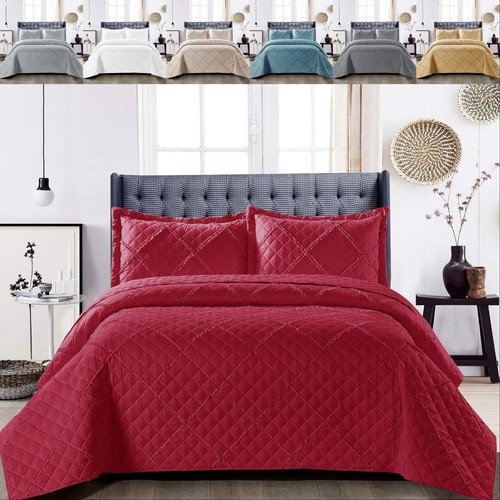 3pcs quilted embossed - 3pcs,