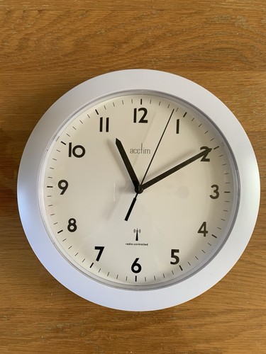 Radio controlled wall clock - wall,