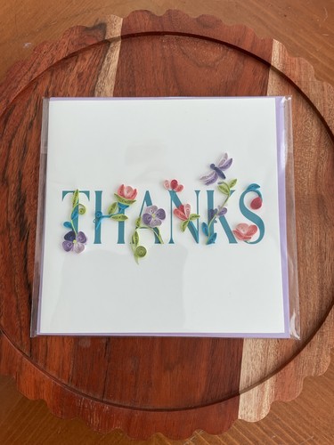 Quilling card quilled - quilled,