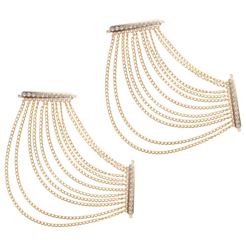 Hand crafted golden - crafted, tassel