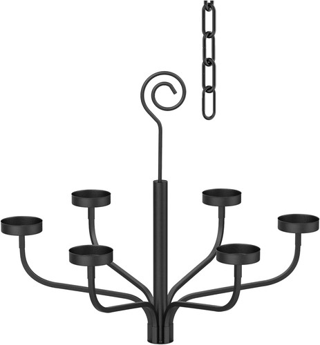 Black outdoor chandelier - outdoor, for