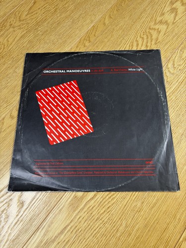Omd red frame white light - red, /
