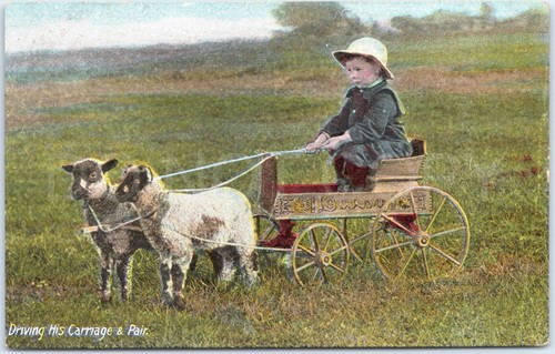 Artistic vtg rendham postcard - vtg,