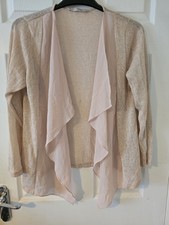 George at Asda Waterfall Cardigan - Shimmer Knit Layering Top - UK 16