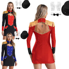 Women Suit Dance Costume Party Dresses Fancy Shows Ringleader Stage Christmas