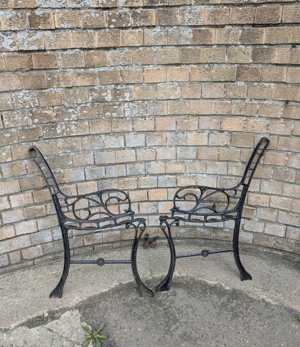 Vintage cast iron - iron, bench