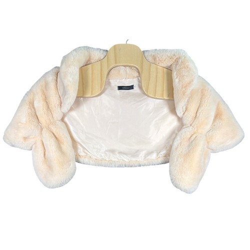 Caracilia faux fur bridal wrap - caracilia,