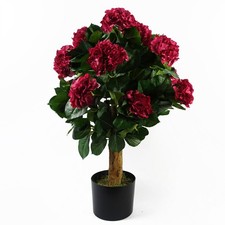 75cm Artificial Pink Bush