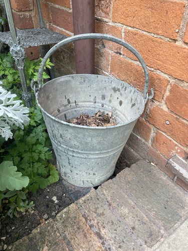 Vintage galvanised metal - vintage,