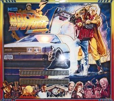 Data East BACK TO THE FUTURE Pinball Cabinet Light Mod BLUE