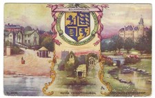 OLD W.E.B. & CO POSTCARD 1922 - BOURNEMOUTH FAVOURITE SERIES TOWN CREST VIEWS #3