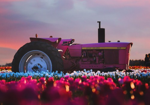 Tractor poster - a4, (brand