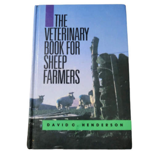 Veterinary book for sheep - book,