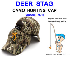 DEER STAG CAMO CAP WITH
