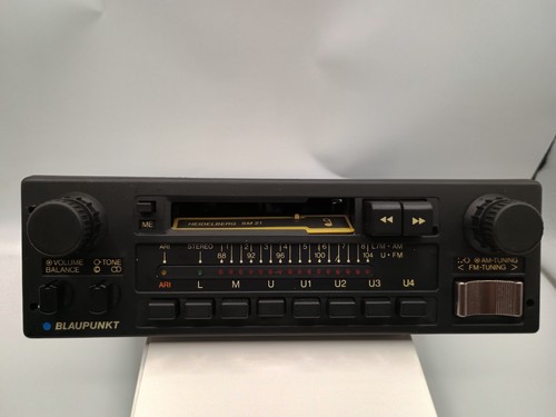 Vintage car radio - car,