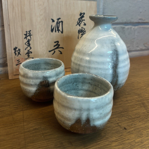 Ceramic sake set takeshita - sake,