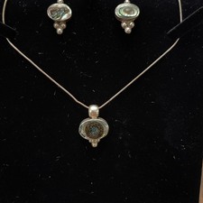 VTG Mexico .925 Silver Abalone