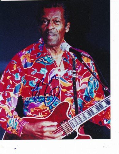 Chuck berry signed autographed - chuck, signed/autographed